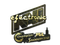 Sticker | electroNic (Gold) | Stockholm 2021
