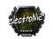 Sticker | electronic (Foil) | London 2018