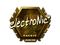 Sticker | electronic (Gold) | London 2018