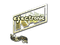 Sticker | electronic (Gold) | Paris 2023