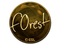Sticker | f0rest (Gold) | Katowice 2019