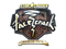 Sticker | facecrack (Gold) | Berlin 2019