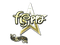 Sticker | floppy (Gold) | Paris 2023