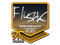 Sticker | flusha | Cluj-Napoca 2015
