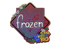 Sticker | frozen (Glitter) | Rio 2022