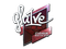 Sticker | gla1ve (Foil) | Boston 2018