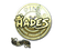 Sticker | hades (Gold) | Paris 2023