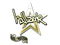 Sticker | hallzerk (Gold) | Paris 2023