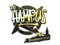 Sticker | hampus (Gold) | Stockholm 2021