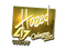 Sticker | hazed (Gold) | Cologne 2015