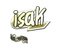 Sticker | isak (Gold) | Paris 2023