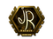 Sticker | jR (Gold) | London 2018