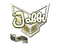 Sticker | jabbi (Gold) | Paris 2023
