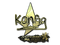 Sticker | k0nfig (Gold) | Antwerp 2022