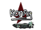 Sticker | k0nfig (Glitter) | Antwerp 2022