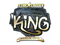 Sticker | kNgV- (Gold) | Berlin 2019