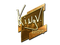 Sticker | kNgV- (Gold) | Boston 2018