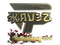 Sticker | kauez (Gold) | Shanghai 2024