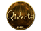 Sticker | qikert (Gold) | Katowice 2019