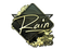 Sticker | rain (Gold) | Rio 2022
