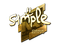 Sticker | s1mple (Gold) | Boston 2018