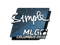 Sticker | s1mple | MLG Columbus 2016