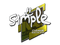 Sticker | s1mple | Boston 2018