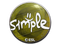Sticker | s1mple | Katowice 2019