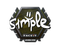 Sticker | s1mple | London 2018