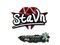 Наклейка | stavn (с блёстками) | Антверпен-2022