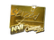 Sticker | seized (Gold) | Cologne 2015