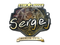 Sticker | sergej (Gold) | Berlin 2019
