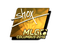 Sticker | shox (Gold) | MLG Columbus 2016