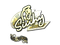 Sticker | siuhy (Gold) | Paris 2023