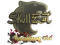 Sticker | skullz (Gold) | Shanghai 2024