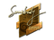 Sticker | somebody (Gold) | Boston 2018