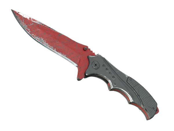 ★ Nomad Knife | Crimson Web (Battle-Scarred)