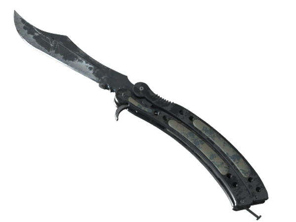 ★ Butterfly Knife | Night (Battle-Scarred)