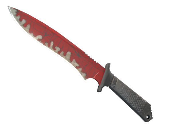 ★ Classic Knife | Crimson Web (Well-Worn)