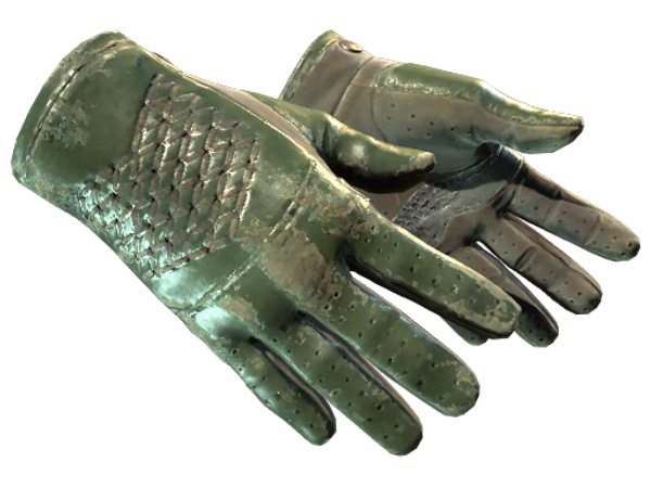 ★ Driver Gloves | Racing Green (Battle-Scarred)