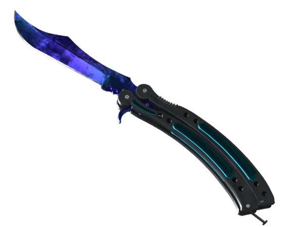 ★ StatTrak™ Butterfly Knife | Doppler Sapphire (Minimal Wear)