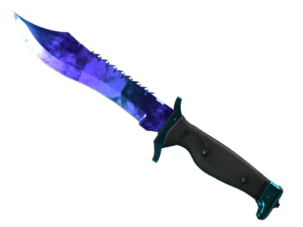 ★ StatTrak™ Нож Боуи | Волны Sapphire (Прямо с завода)