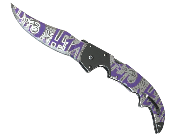 ★ StatTrak™ Falchion Knife | Freehand (Well-Worn)