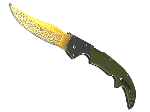 ★ StatTrak™ Falchion Knife | Lore (Well-Worn)