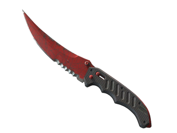 ★ StatTrak™ Flip Knife | Crimson Web (Field-Tested)