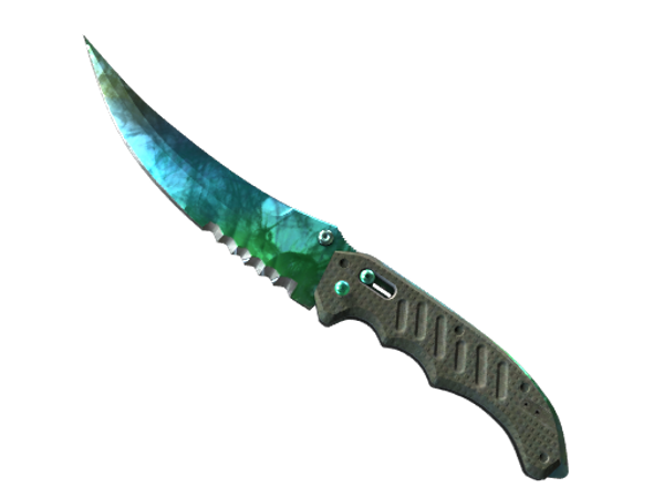 ★ StatTrak™ Flip Knife | Gamma Doppler Phase 3 (Factory New)