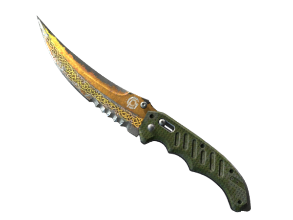 ★ StatTrak™ Flip Knife | Lore (Battle-Scarred)