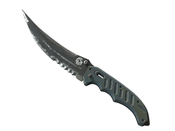 ★ StatTrak™ Flip Knife | Night (Battle-Scarred)