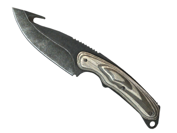 ★ StatTrak™ Gut Knife | Black Laminate (Well-Worn)