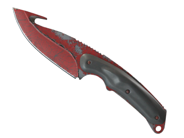 ★ StatTrak™ Gut Knife | Crimson Web (Well-Worn)